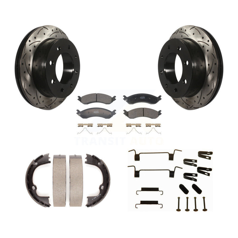 Transit Auto KDF-102044 Disc Brake Kit for 2021-2023 Chevrolet Express 2500, GMC Savana 2500 - Rear