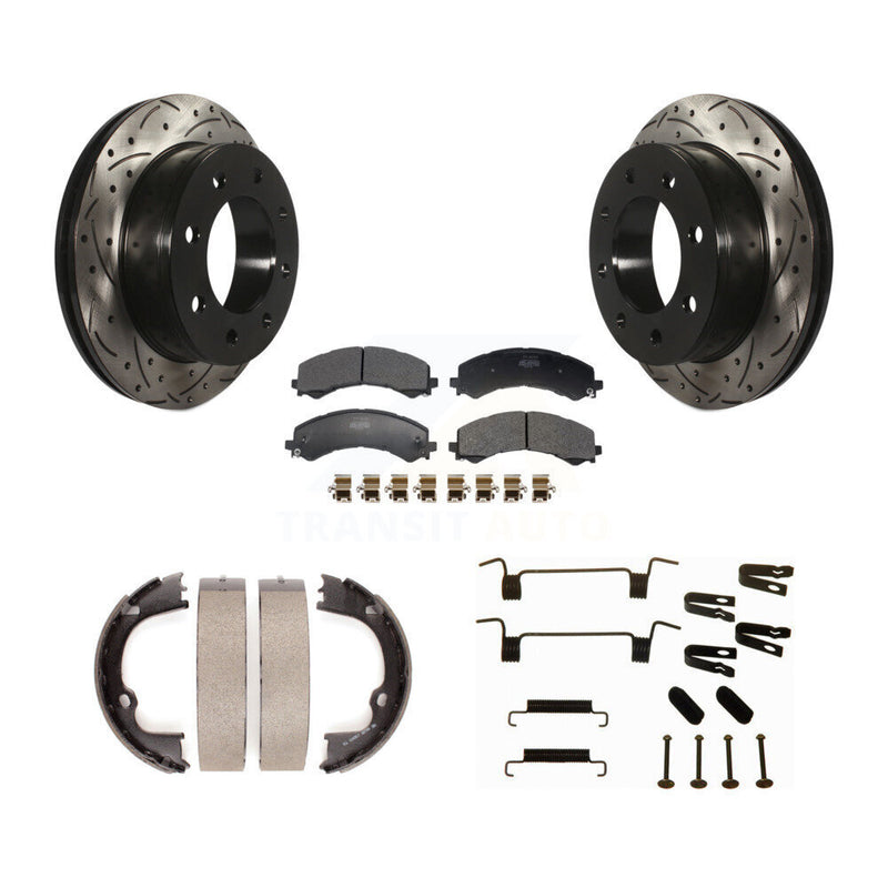 Transit Auto KDF-102045 Disc Brake Kit for 2021-2023 Chevrolet Express 2500, GMC Savana 2500 - Rear