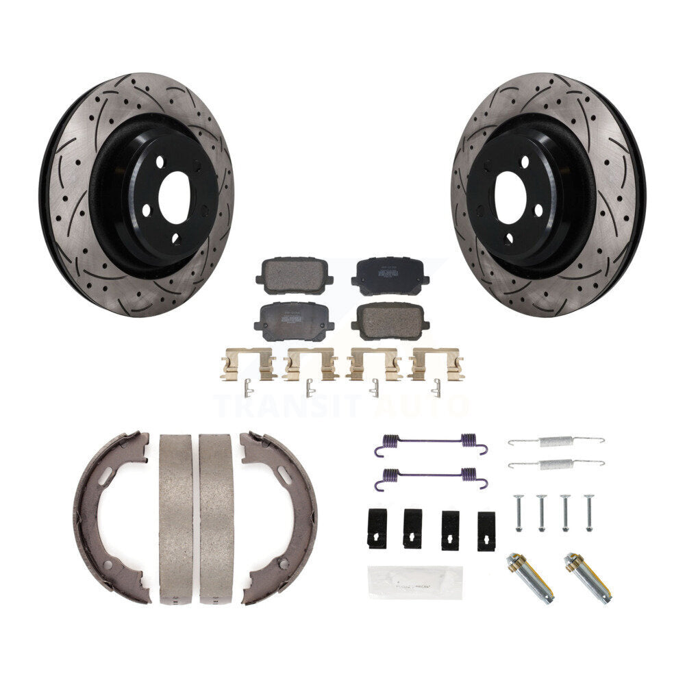 Transit Auto KDF-102047 Disc Brake Kit for 2014-2021 Dodge Charger - Rear