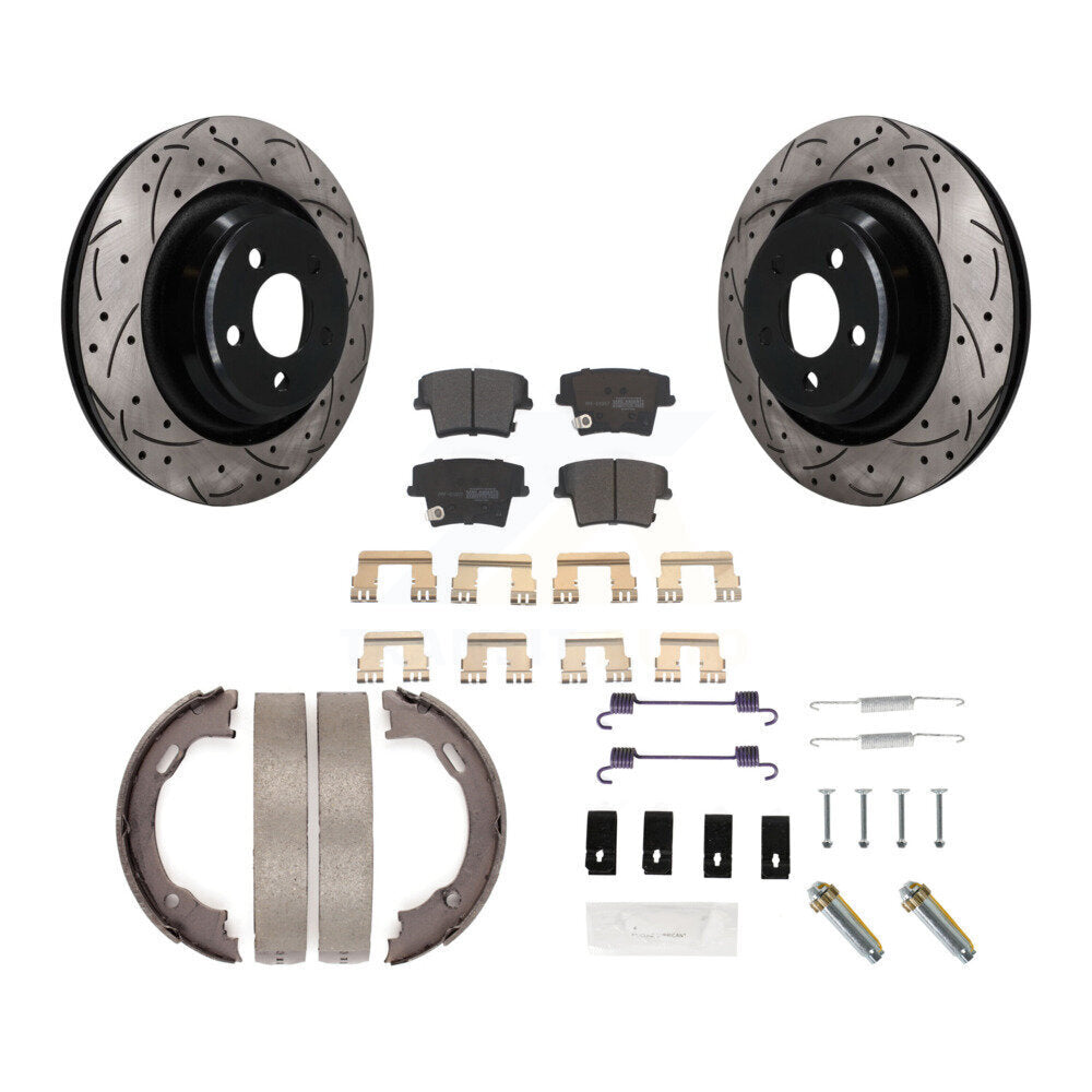 Transit Auto KDF-102048 Disc Brake Kit for 2015 Dodge Charger - Rear