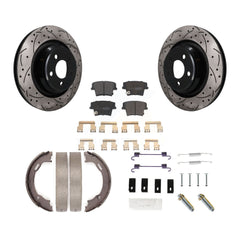 Transit Auto KDF-102048 Disc Brake Kit for 2015 Dodge Charger - Rear