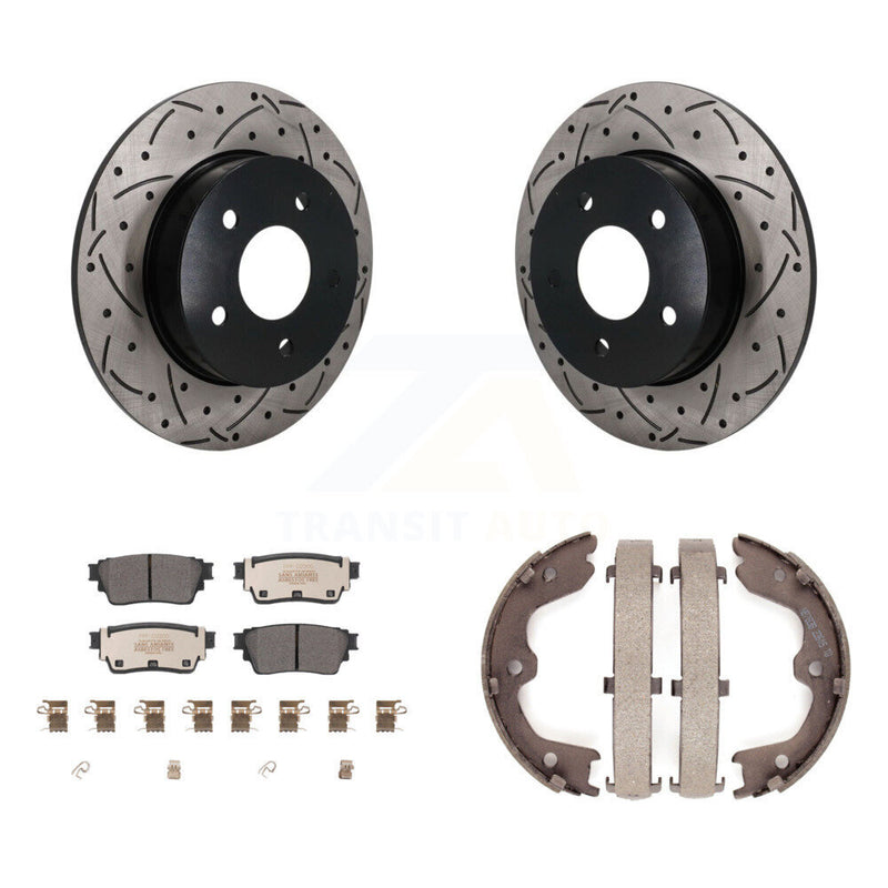 Transit Auto KDF-102051 Disc Brake Kit for 2019-2023 Nissan Altima - Rear