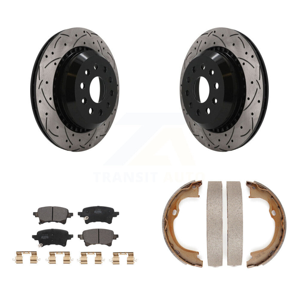 Transit Auto KDF-102052 Disc Brake Kit for 2020-2022 Jeep Wrangler, Jeep Gladiator - Rear