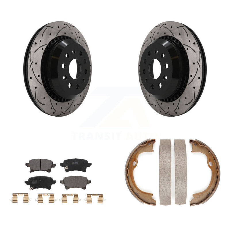 Transit Auto KDF-102052 Disc Brake Kit for 2020-2022 Jeep Wrangler, Jeep Gladiator - Rear