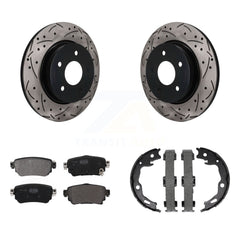 Transit Auto KDF-102053 Disc Brake Kit for 2018-2023 Nissan Rogue Sport, Nissan Qashqai, Nissan Rogue - Rear