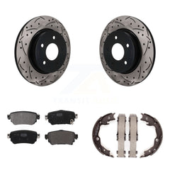 Transit Auto KDF-102054 Disc Brake Kit for 2018-2023 Nissan LEAF - Rear