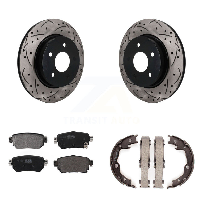 Transit Auto KDF-102054 Disc Brake Kit for 2018-2023 Nissan LEAF - Rear