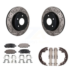Transit Auto KDF-102055 Disc Brake Kit for 2017-2018 Nissan LEAF - Rear