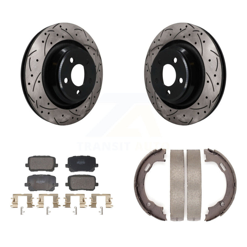 Transit Auto KDF-102057 Disc Brake Kit for 2014-2021 Dodge Charger - Rear