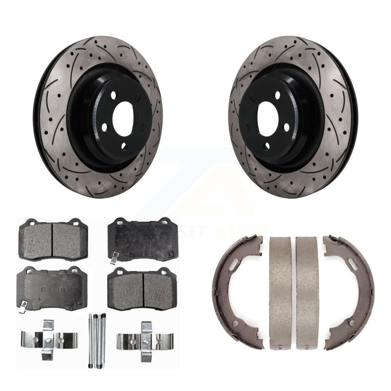 Transit Auto KDF-102058 Disc Brake Kit for 2005-2021 Dodge Challenger, Dodge Charger and More - Rear