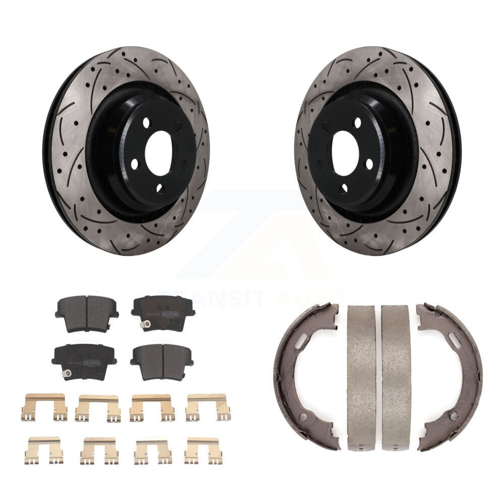 Transit Auto KDF-102059 Disc Brake Kit for 2015 Dodge Charger - Rear