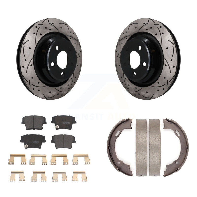 Transit Auto KDF-102059 Disc Brake Kit for 2015 Dodge Charger - Rear