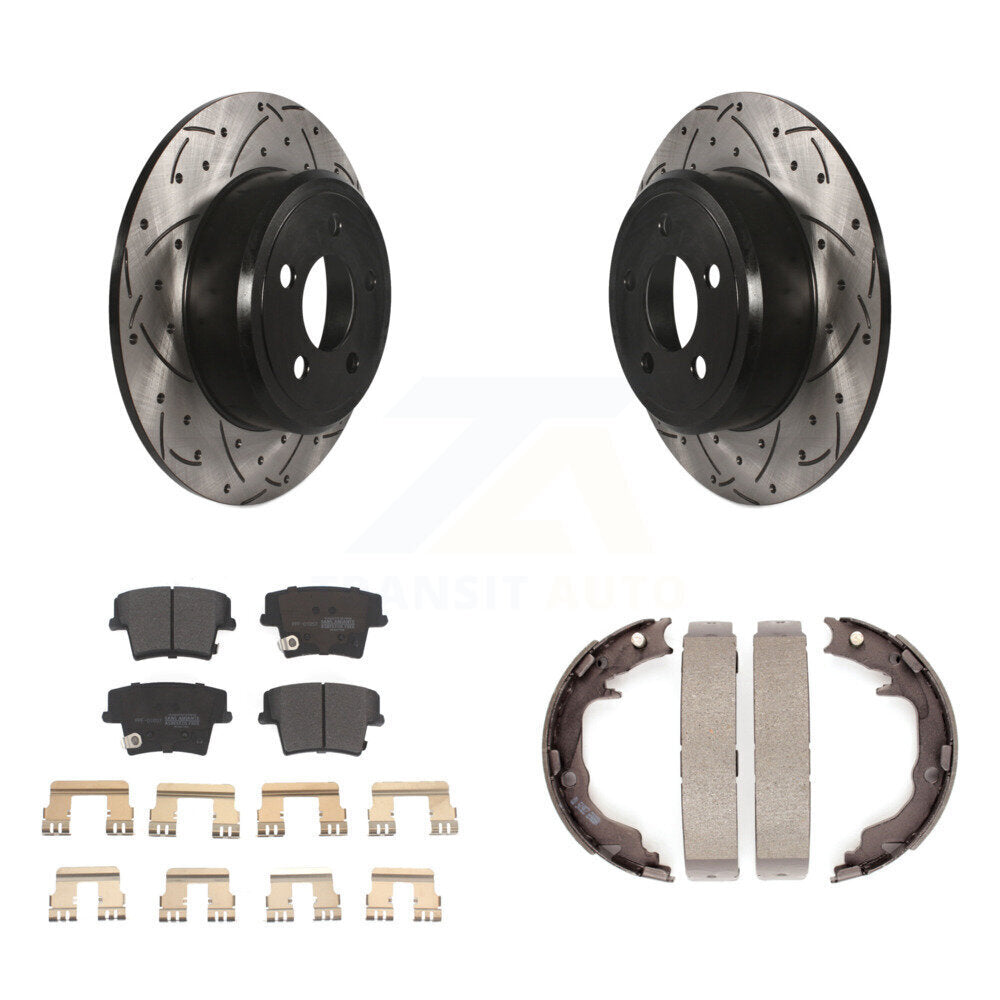 Transit Auto KDF-102062 Disc Brake Kit for 2014 Dodge Avenger - Rear