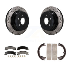 Transit Auto KDF-102065 Disc Brake Kit for 2016-2019 Nissan TITAN XD - Rear