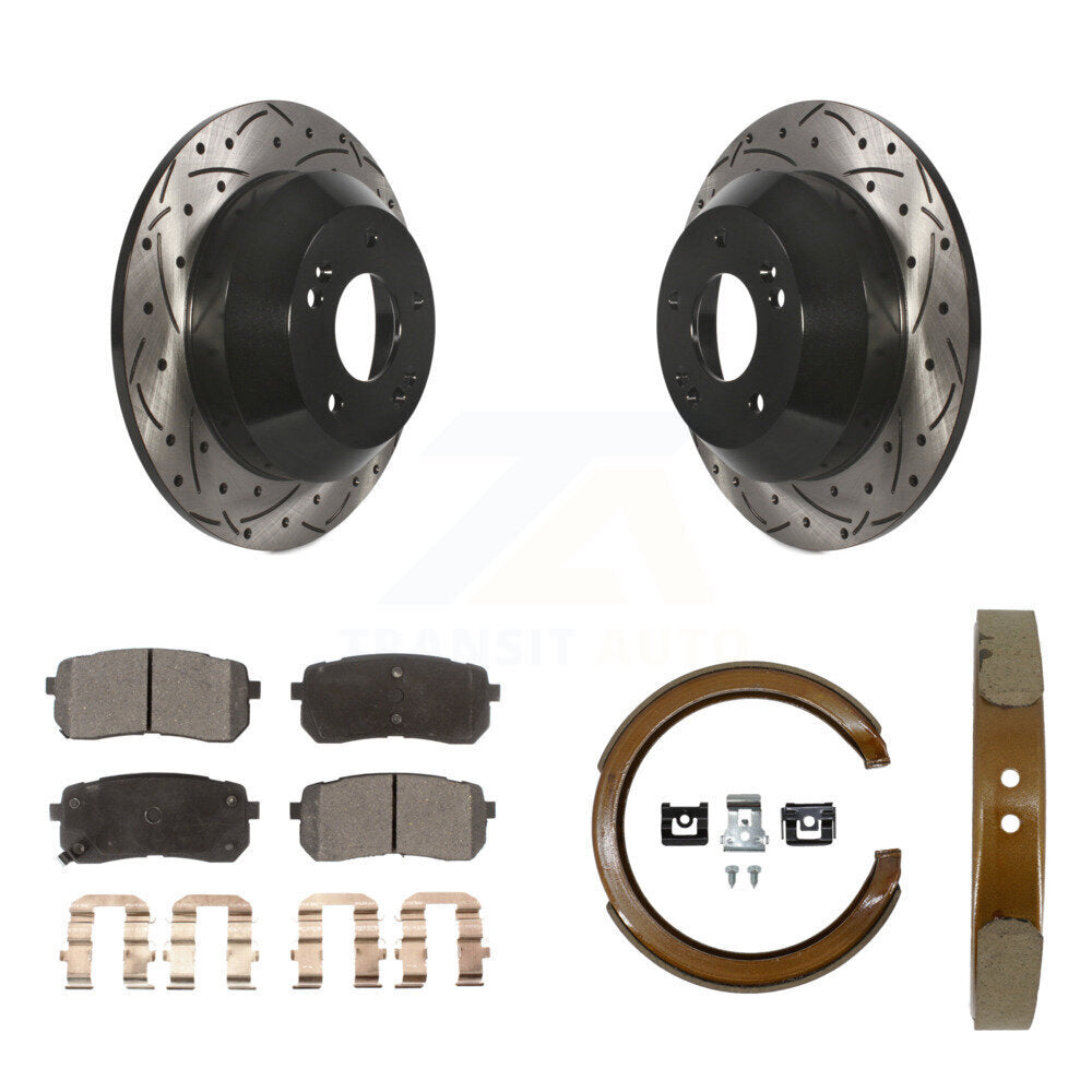 Transit Auto KDF-102066 Disc Brake Kit for 2018-2021 Kia Sedona - Rear