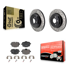 Transit Auto KDF-102068 Disc Brake Kit for 2020-2021 BMW 540i xDrive, BMW 540i - Rear