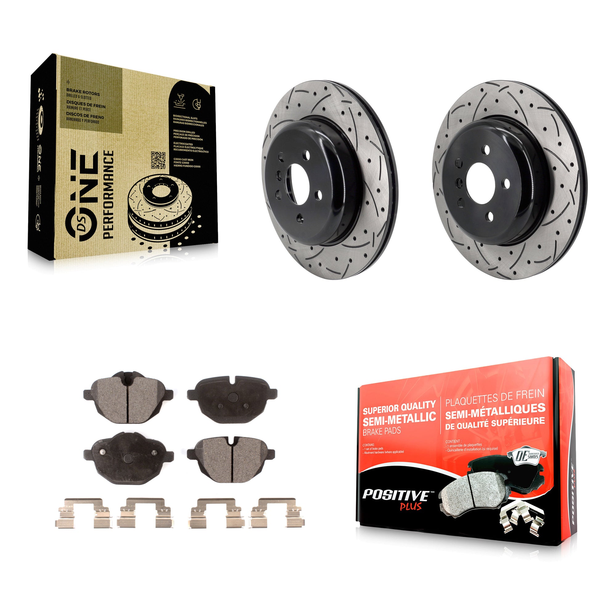 Transit Auto KDF-102069 Disc Brake Kit for 2022 BMW X3 - Rear