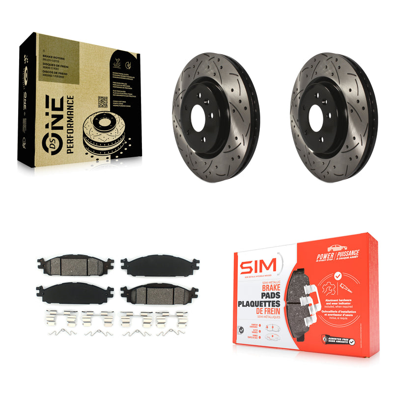 Transit Auto KDS-100022 Disc Brake Kit for 2009-2019 Ford Explorer, Ford Flex and More - Front
