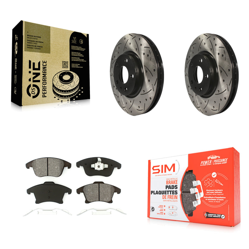 Transit Auto KDS-100028 Disc Brake Kit for 2013-2020 Ford Fusion, Lincoln MKZ - Front