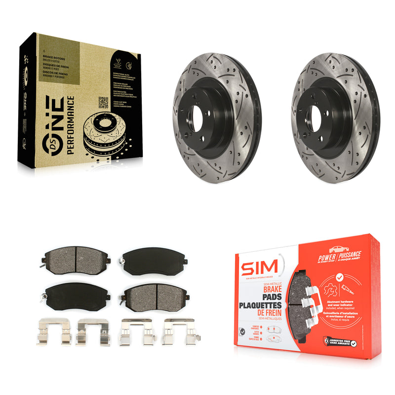Transit Auto KDS-100066 Disc Brake Kit for 2011-2023 Subaru BRZ, Toyota GR86 and More - Front