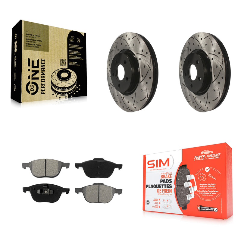 Transit Auto KDS-100094 Disc Brake Kit for 2014 Ford Transit Connect - Front