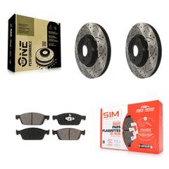 Transit Auto KDS-100095 Disc Brake Kit for 2013-2019 Ford Transit Connect, Lincoln MKC, Ford Escape - Front