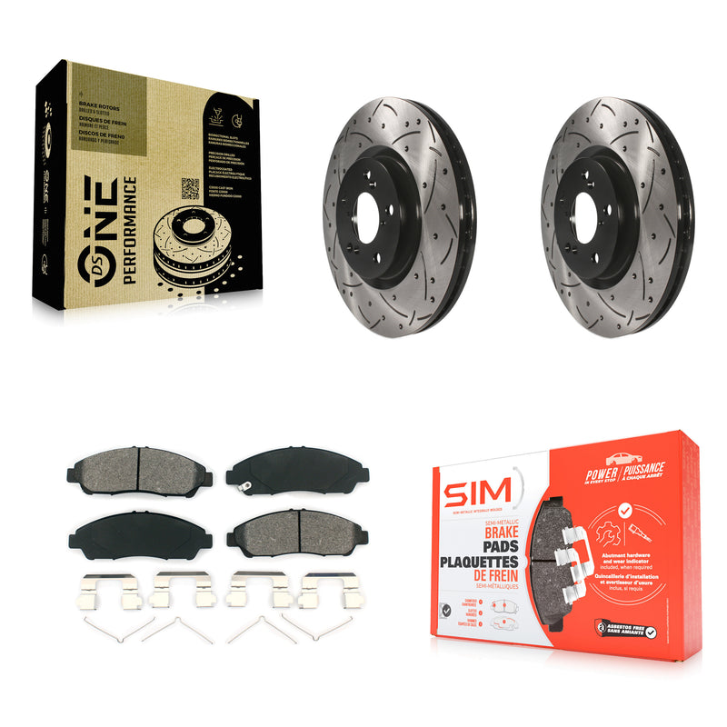 Transit Auto KDS-100097 Disc Brake Kit for 2007-2020 Acura RLX, Acura ZDX and More - Front