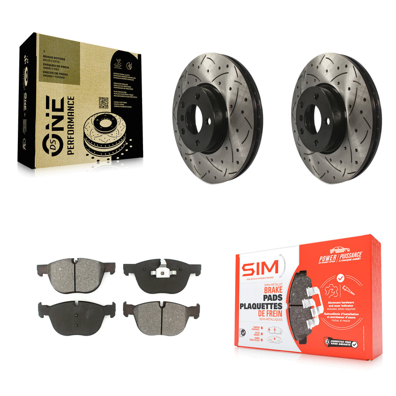 Transit Auto KDS-100100 Disc Brake Kit for 2007-2019 BMW X5, BMW X6 - Front