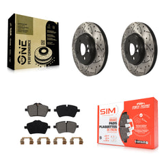 Transit Auto KDS-100103 Disc Brake Kit for 2002-2015 Mini Cooper Countryman, Mini Cooper - Front