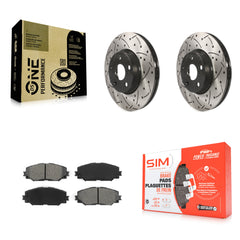 Transit Auto KDS-100105 Disc Brake Kit for 2008-2019 Toyota Corolla, Toyota Matrix and More - Front