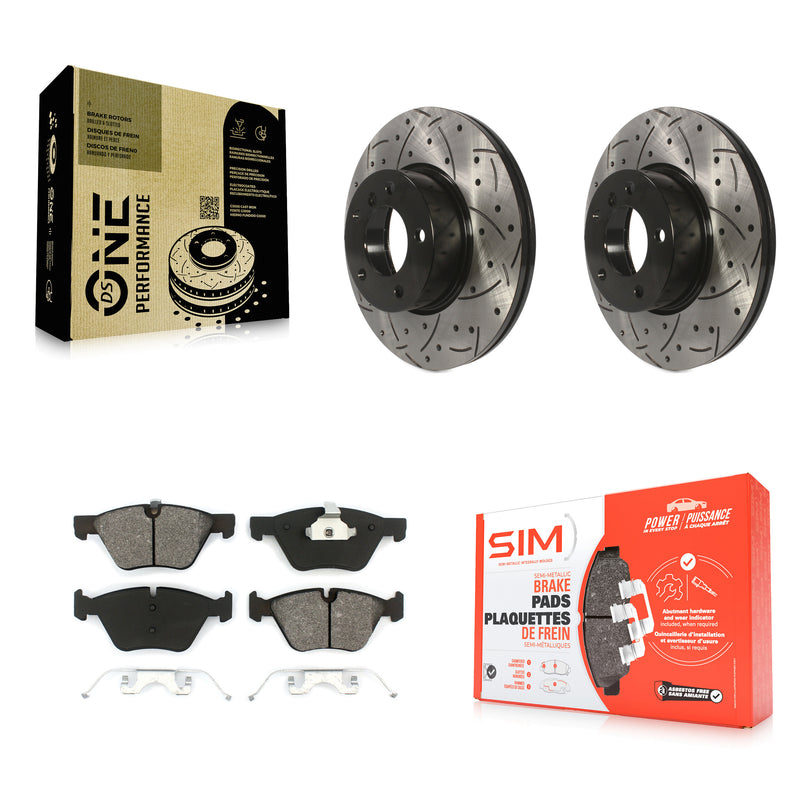 Transit Auto KDS-100110 Disc Brake Kit for 2007-2012 BMW X1, BMW 328xi - Front