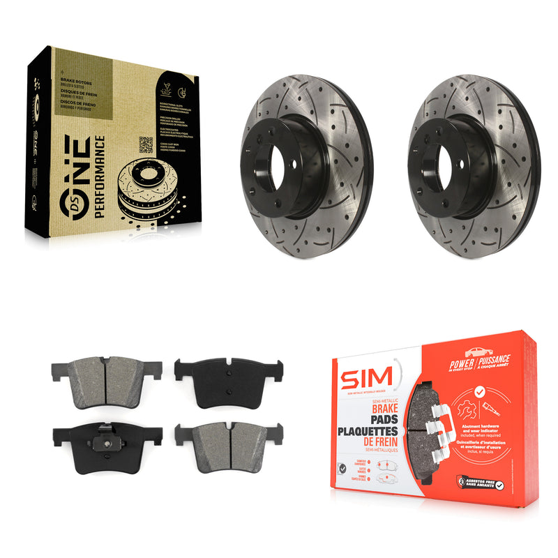 Transit Auto KDS-100111 Disc Brake Kit for 2012-2021 BMW 230i, BMW 230i xDrive and More - Front
