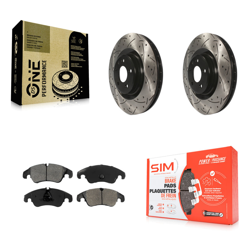 Transit Auto KDS-100118 Disc Brake Kit for 2008-2017 Audi A6, Audi A6 Quattro and More - Front
