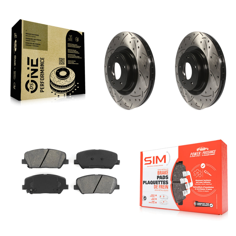 Transit Auto KDS-100122 Disc Brake Kit for 2010-2016 Hyundai Genesis Coupe - Front