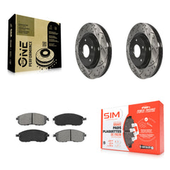 Transit Auto KDS-100128 Disc Brake Kit for 2011-2019 Nissan Juke, Nissan Sentra - Front