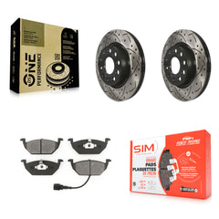 Transit Auto KDS-100134 Disc Brake Kit for 2011-2015 Volkswagen Jetta - Front