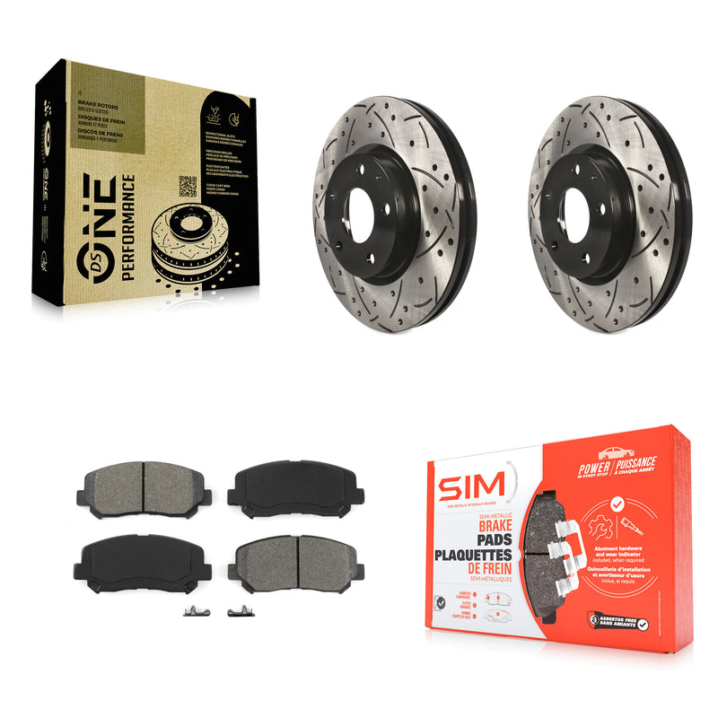 Transit Auto KDS-100145 Disc Brake Kit for 2013-2015 Mazda CX-5 - Front