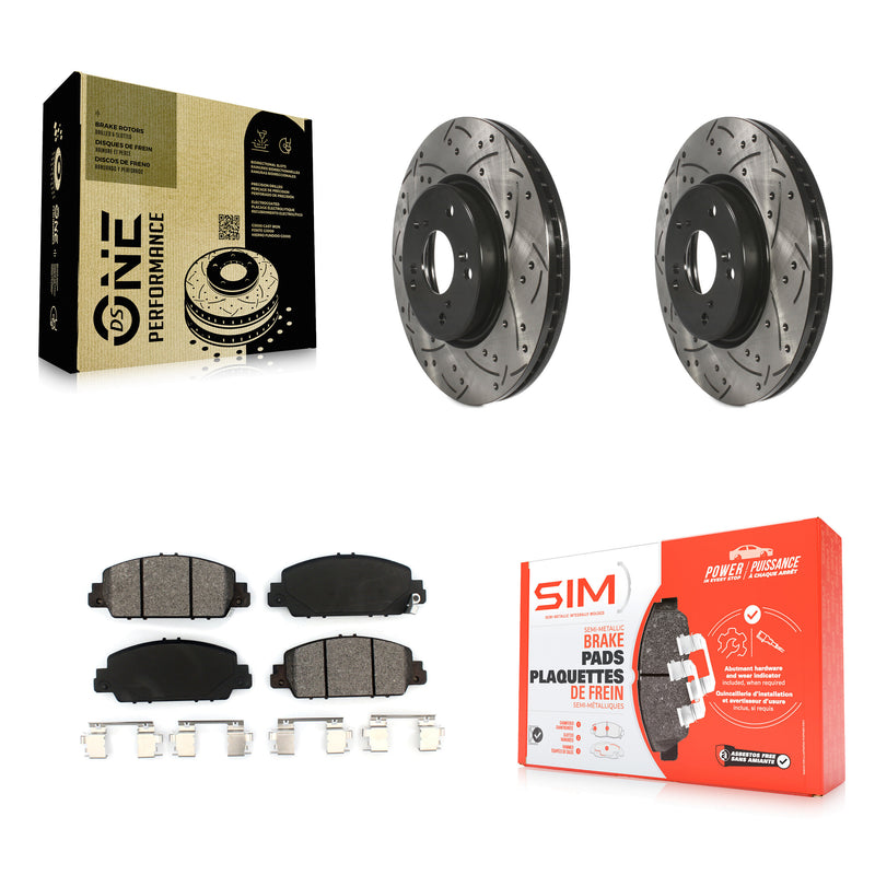 Transit Auto KDS-100150 Disc Brake Kit for 2013-2022 Honda HR-V, Honda Accord - Front