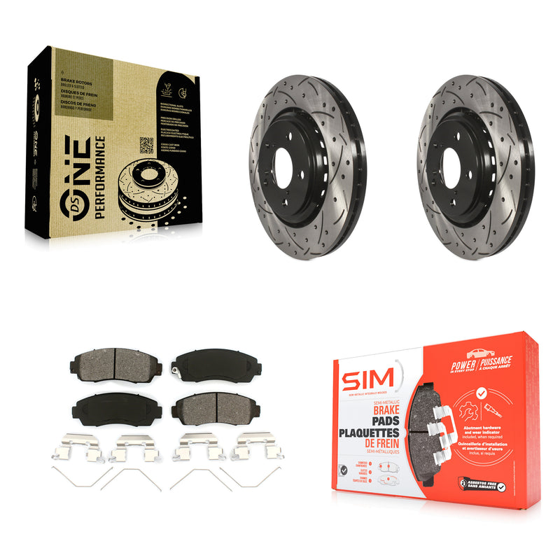 Transit Auto KDS-100151 Disc Brake Kit for 2015-2024 Honda Passport, Honda Odyssey - Front