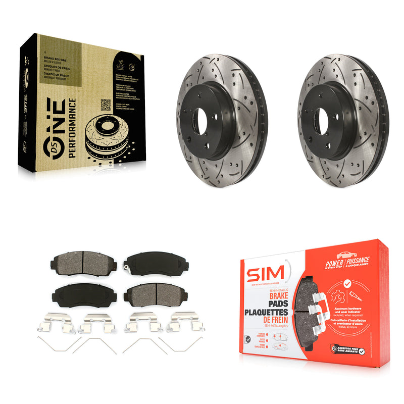 Transit Auto KDS-100168 Disc Brake Kit for 2016-2019 Subaru Legacy - Front