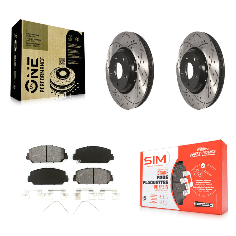 Transit Auto KDS-100171 Disc Brake Kit for 2016-2022 Acura ILX, Honda Accord, Honda Civic - Front