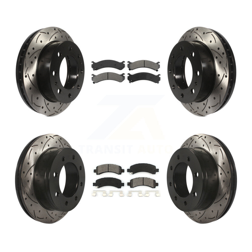 Transit Auto KDS-100174 Disc Brake Kit for 2006-2018 Chevrolet Express 2500, GMC Savana 2500 - Front and Rear