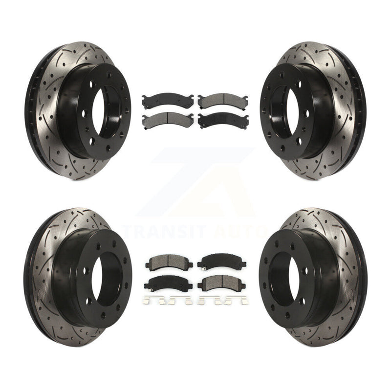 Transit Auto KDS-100174 Disc Brake Kit for 2006-2018 Chevrolet Express 2500, GMC Savana 2500 - Front and Rear