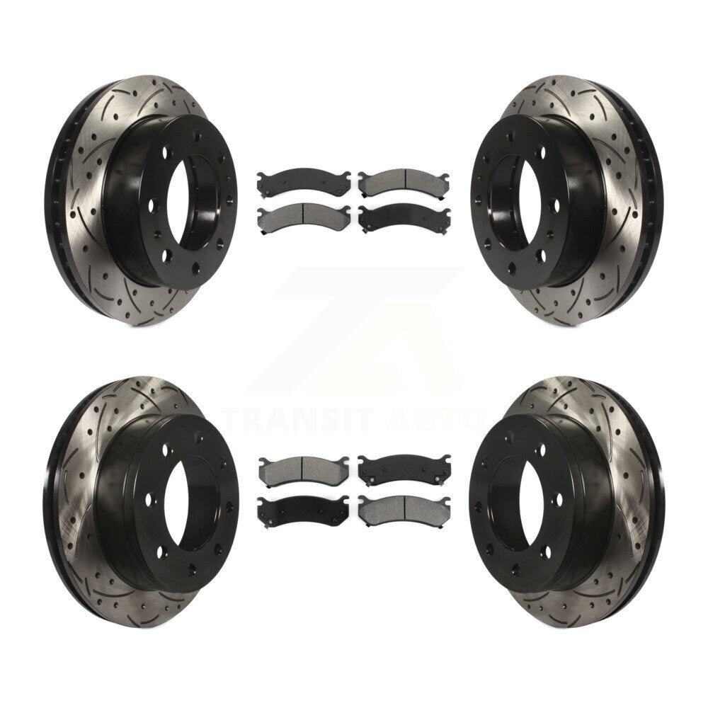 Transit Auto KDS-100175 Disc Brake Kit for 1999-2009 Chevrolet Silverado 1500 HD Classic, Chevrolet Suburban 2500 and More - Front and Rear