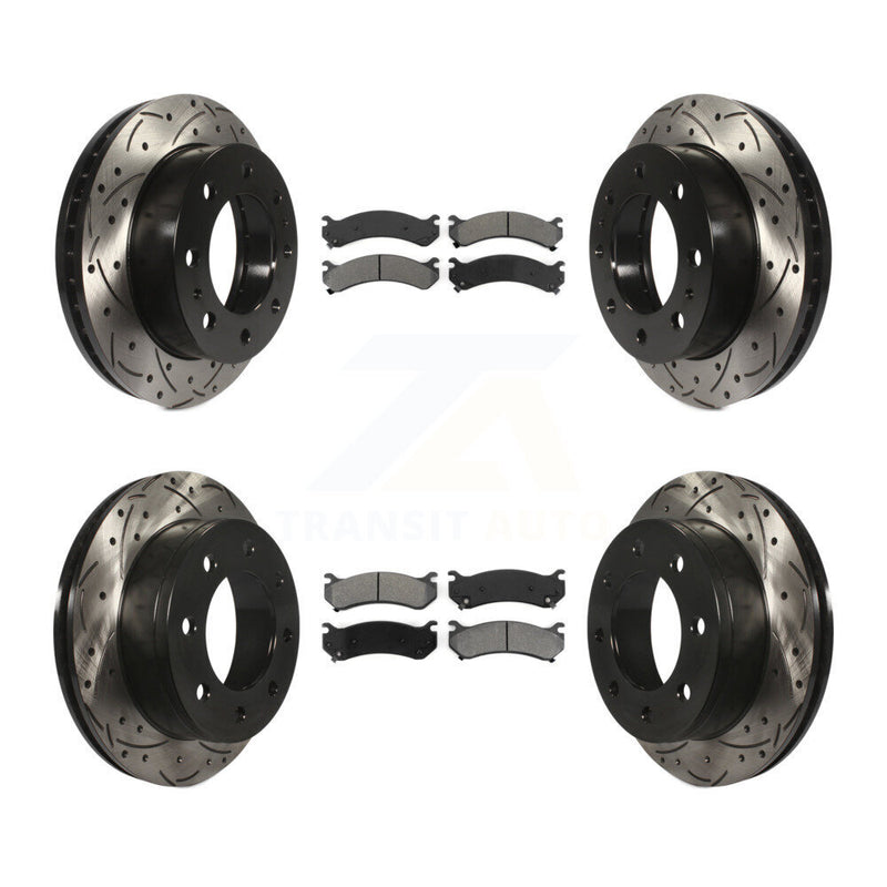 Transit Auto KDS-100175 Disc Brake Kit for 1999-2009 Chevrolet Silverado 1500 HD Classic, Chevrolet Suburban 2500 and More - Front and Rear