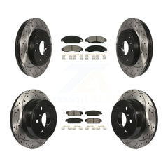 Transit Auto KDS-100178 Disc Brake Kit for 2007 Cadillac Escalade, Cadillac Escalade ESV and More - Front and Rear