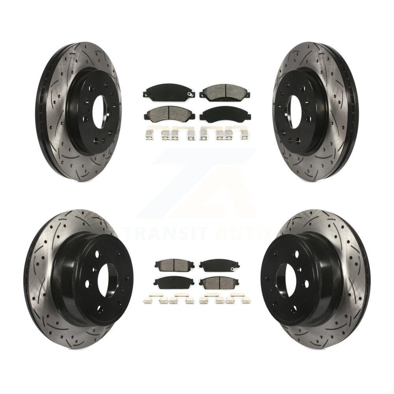 Transit Auto KDS-100178 Disc Brake Kit for 2007 Cadillac Escalade, Cadillac Escalade ESV and More - Front and Rear