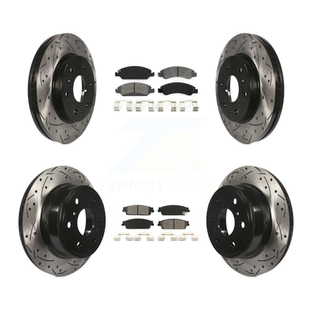 Transit Auto KDS-100179 Disc Brake Kit for 2008-2014 Chevrolet Silverado 1500, Chevrolet Tahoe and More - Front and Rear