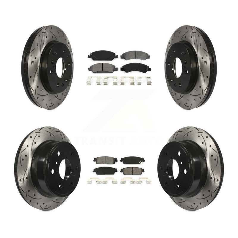 Transit Auto KDS-100179 Disc Brake Kit for 2008-2014 Chevrolet Silverado 1500, Chevrolet Tahoe and More - Front and Rear