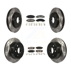 Transit Auto KDS-100180 Disc Brake Kit for 2014-2020 Chevrolet Suburban, Cadillac Escalade and More - Front and Rear